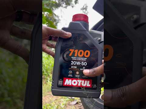 Best engine Oil for NS200 ? #ns200 #motul #shortvideo