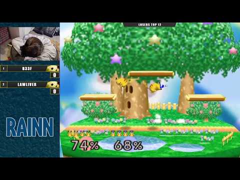 Charity East Top 12 - B33f (Pikachu) Vs. Lawliver (Pikachu) Super Smash Bros. - SSB64