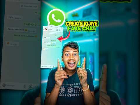 Fake WhatsApp Chat Kaise Banta Hai 2025..🤔❓🔥🤩 #fake #whatsapp #chat