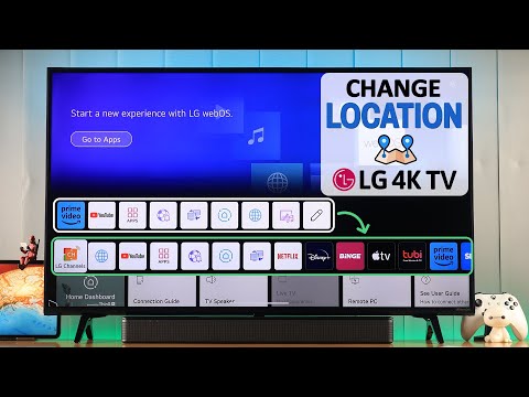 LG Smart TV: How to Change Location To Install Extra Apps! [Service Country]