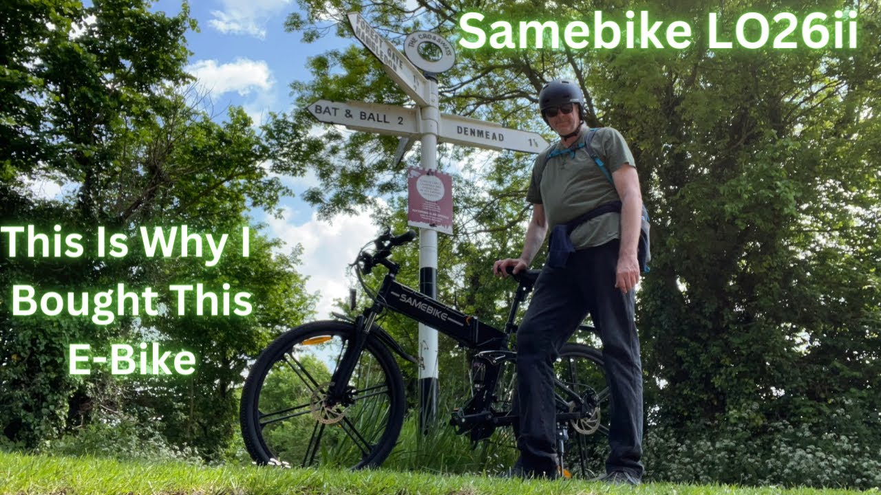 Review SAMEBIKE LO26-II elektrische vouwfiets voor woon-werkverkeer off-road test
