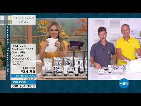 HSN | Beekman 1802 Beauty - All On Free Shipping 09.10.2022 - 02 PM