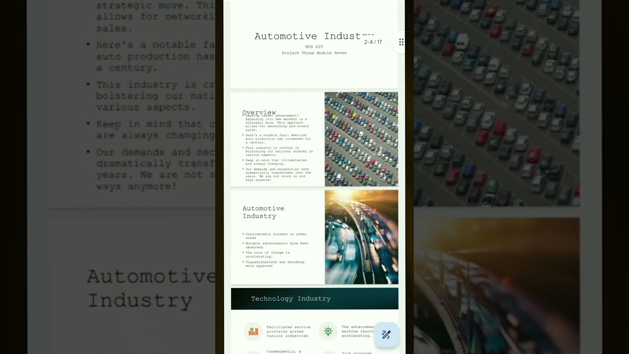 Mastering Project Three: BUS 225 Module 7 Guidelines and Rubric
