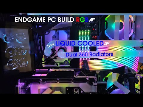Endgame PC Build RGBAF (RTX 3090/5950X) now with Dual Radiator Setup!