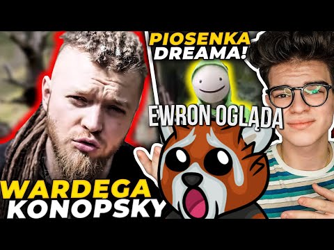EWRON OGLĄDA KONOPSKYY - WARDĘGA OSTRO NA MÓJ TEMAT | EWRON SHOTY Z LIVE