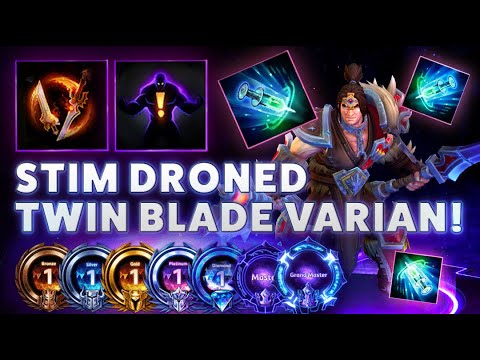 Varian Twin Blades - STIM DRONED TWIN BLADE VARIAN! - Bronze 2 Grandmaster S2 2022