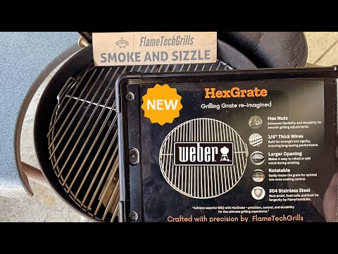 The Best Weber Kettle Grill Grate Replacement! / HexGrate Weber Grilling Grate Re-Imagined!