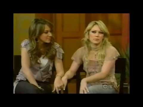 HILARY & HAYLIE DUFF - TOUCHING INTERVIEW