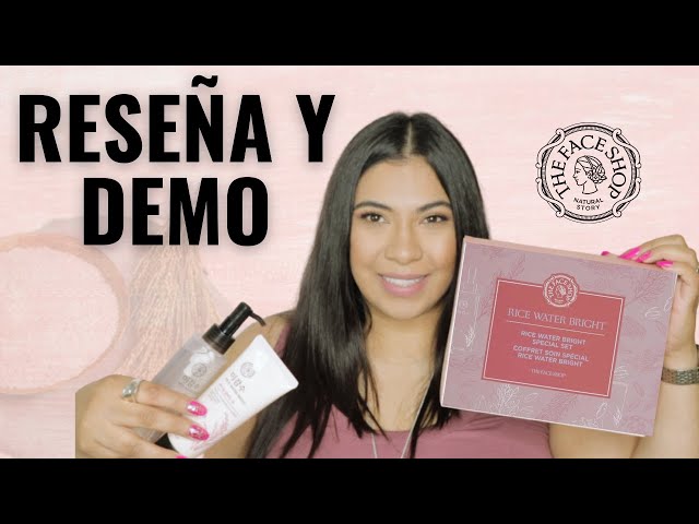 Vídeo relacionado con The Face Shop - Limpiador espumoso Rice Water Bright (300 ml)