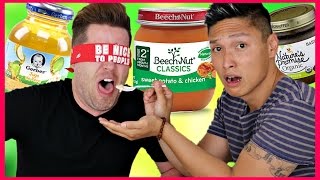 BLINDFOLDED BABY FOOD CHALLENGE (with Arnold Telegaarta)