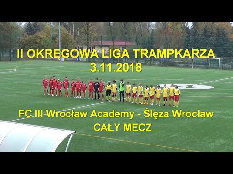II Okręgowa Liga Trampkarza 2018.11.03: Mecz Ślęza Wrocław - FC Wrocław Academy