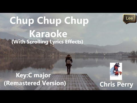 Konkani Duet Karaoke🎤Chup Chup Chup❤️(With Scrolling Lyrics Effects)