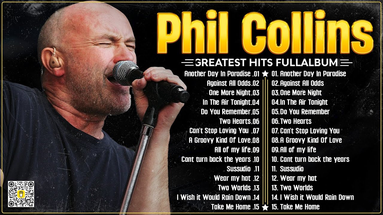 Phil Collins Greatest Hits Of Phil Collins Full Album 2024 ⭐The Best Soft Rock Hits Of Phil Collins.