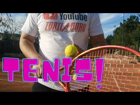 Prima lectie de tenis de camp. Antrenament tenis cu Loredana de la Canalul de tenis