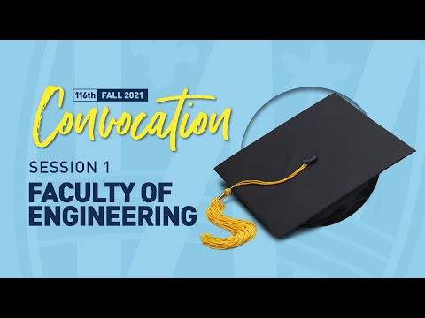UWindsor Graduation - Fall 2021 - Session 1 - Engineering
