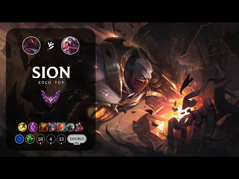 Sion Top vs Irelia - EUW Master Patch 13.6