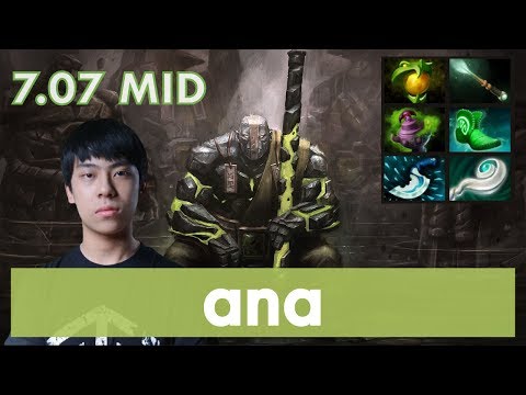 ana Earth Spirit MID | Gank Squad | 7.07 Update Patch Dota 2 Gameplay Pro MMR