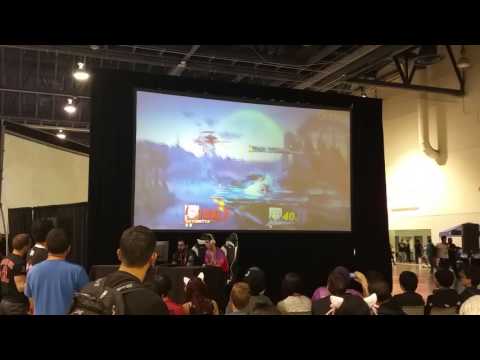 Super Smash Bros. tournament match - Bayonetta vs. Cloud - LVL Up Expo 2017 7