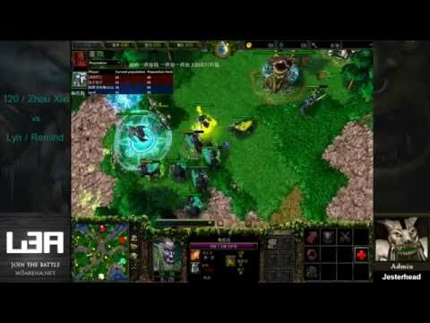 Douyu 2vs2 2016 Grand Final: Lyn / Remind vs. 120 / Zhou Xixi | BO5 | ENG |Warcraft 3
