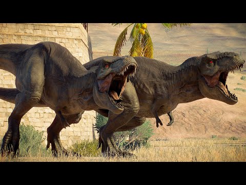 RELEASE ALL 106 TERRESTRIAL AND AVIARY DINOSAURS MAX EGG -  Jurassic World Evolution 2
