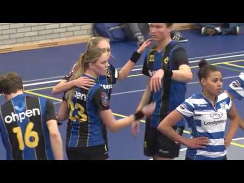Samenvatting korfbalwedstrijd Blauw Wit - KZ
