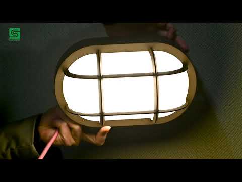 LED bulkhead light with selectable power and color temperature