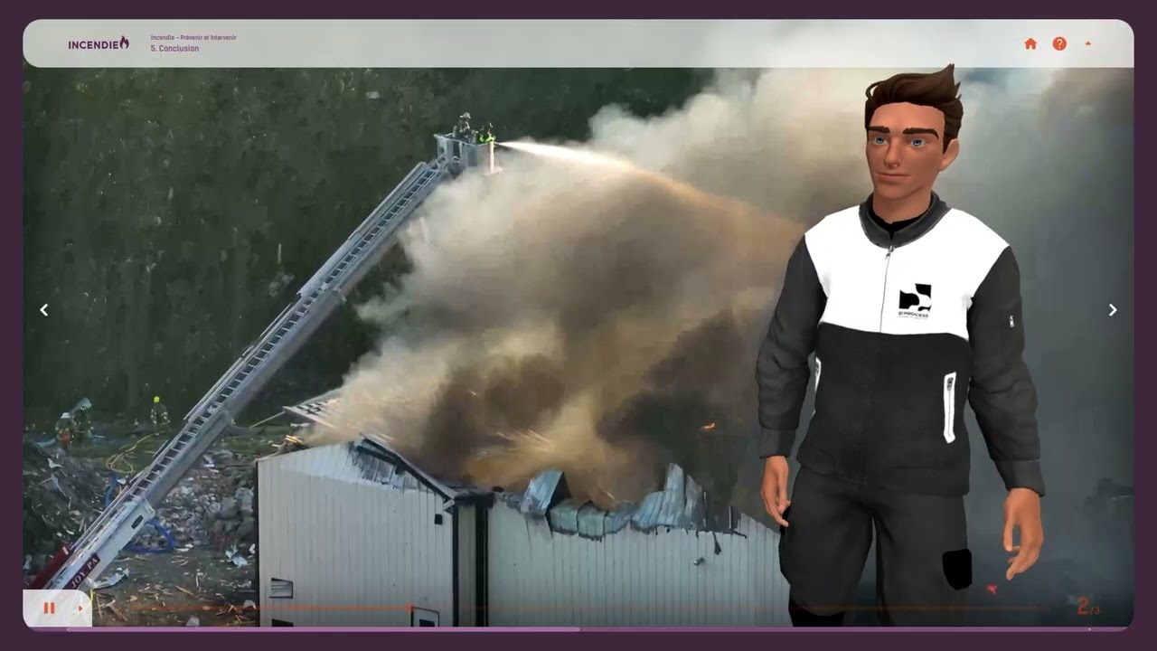 E-learning : Incendie Prévenir et Intervenir [2J Process]
