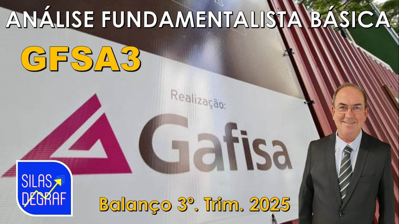 GFSA3 - GAFISA S/A. ANÁLISE FUNDAMENTALISTA BÁSICA. PROF. SILAS DEGRAF. BALANÇO 3o. TRIM. 2025