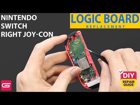 Nintendo Switch Logic Board Replacement (Right Joy-Con) - Step-by-step Repair
