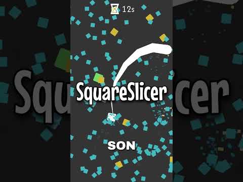 SquareSlicer : mon jeu sort dans une semaine 😯 #gaming #gamedevblog #gamedev #devlog