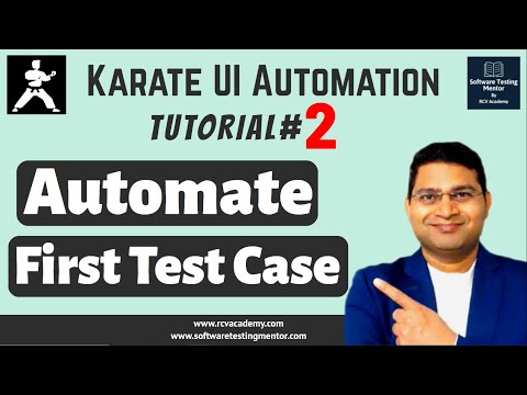 Karate UI Automation Tutorial 1 Introduction to Karate Tool Setup