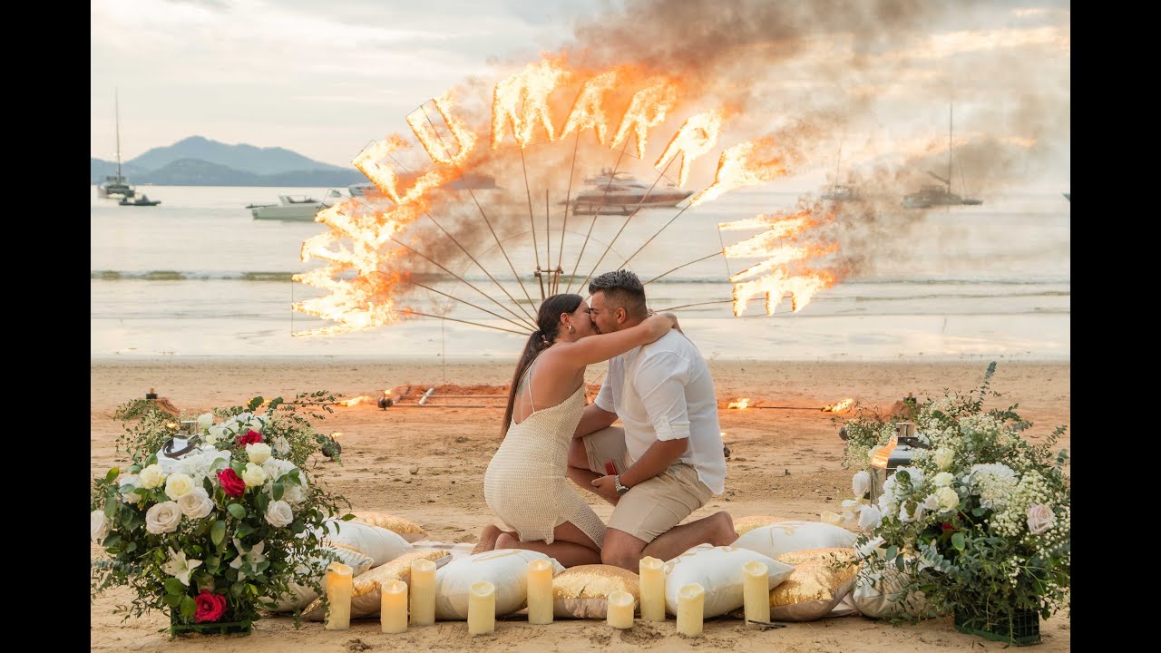Best Beach Engagement in Phuket, Thailand