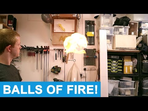 🔥 Making Fireballs! Building A Fire Poofer