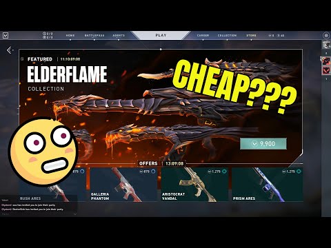 VALORANT UPDATE | ELDERFLAME COLLECTION with PRICE updates. Is it CHEAP???