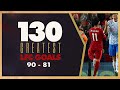 130 GREATEST LIVERPOOL GOALS | 90-81 | Owen, Salah & Gerrard's memorable Man Utd strikes