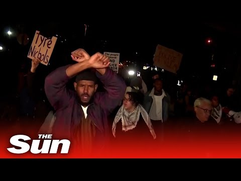 Protests erupt in Memphis after police release video of Tyre Nichols' fatal arrest