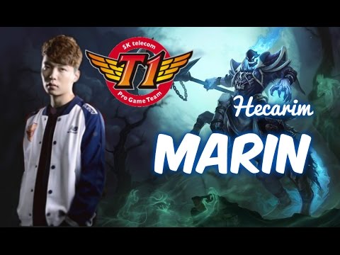 SKT T1 MaRin HECARIM Top vs Diana Patch 5.17 | League of Legends