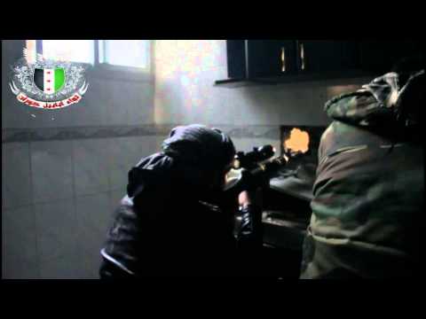 استهداف عناصر النظام من قبل لواء أبابيل حوران على جبهة حي التضامن في دمشق