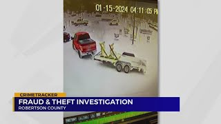 Fraud and theft investigation in Robertson County, TN