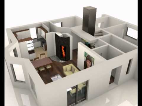 Projekt aranżacji parteru domu w Tamaryszakch 3