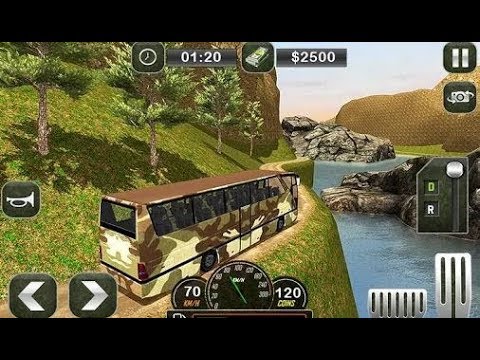 army bus driving 2017 - military coach transporter - Android Gameplay HD