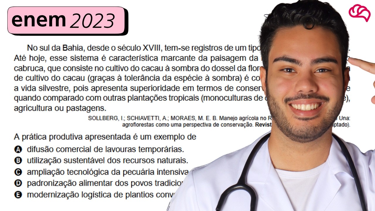 Resolução em Vídeo — Questão 67 ENEM 2023