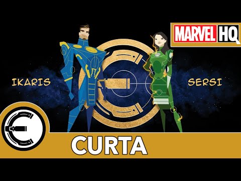 Capa de Os Eternos l Contos não revelados dos eternos: Ikaris e Sersi