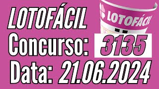 Lotofácil de Hoje, LOTOFÁCIL de hoje 21/06,