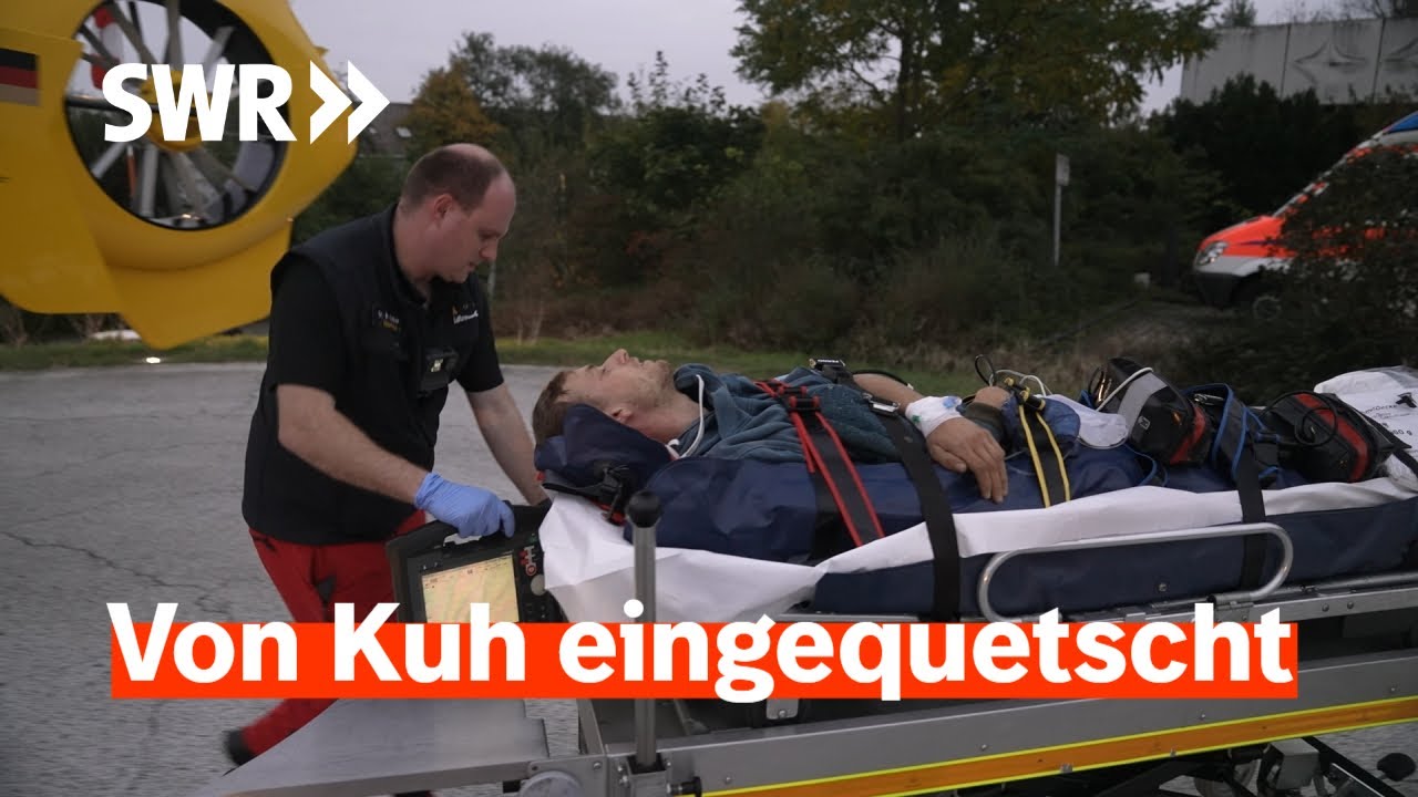 Landwirt von Kuh eingequetscht | Die Unfallklinik
