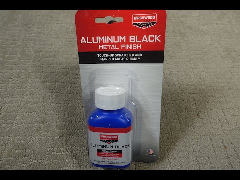 Using Birchwood Casey Aluminum Black to Touch Up Defects in Aluminum