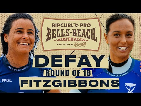 Johanne Defay vs Sally Fitzgibbons | Rip Curl Pro Bells Beach 2024 - Round of 16