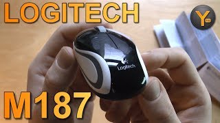 Logitech M187 Wireless Mini Mouse (Black) (910-002731) - відео 2