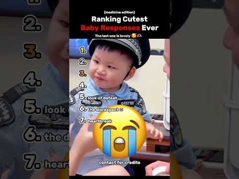 Ranking The Top 7 Cutest Baby Responses Ever (Medicine Edition)