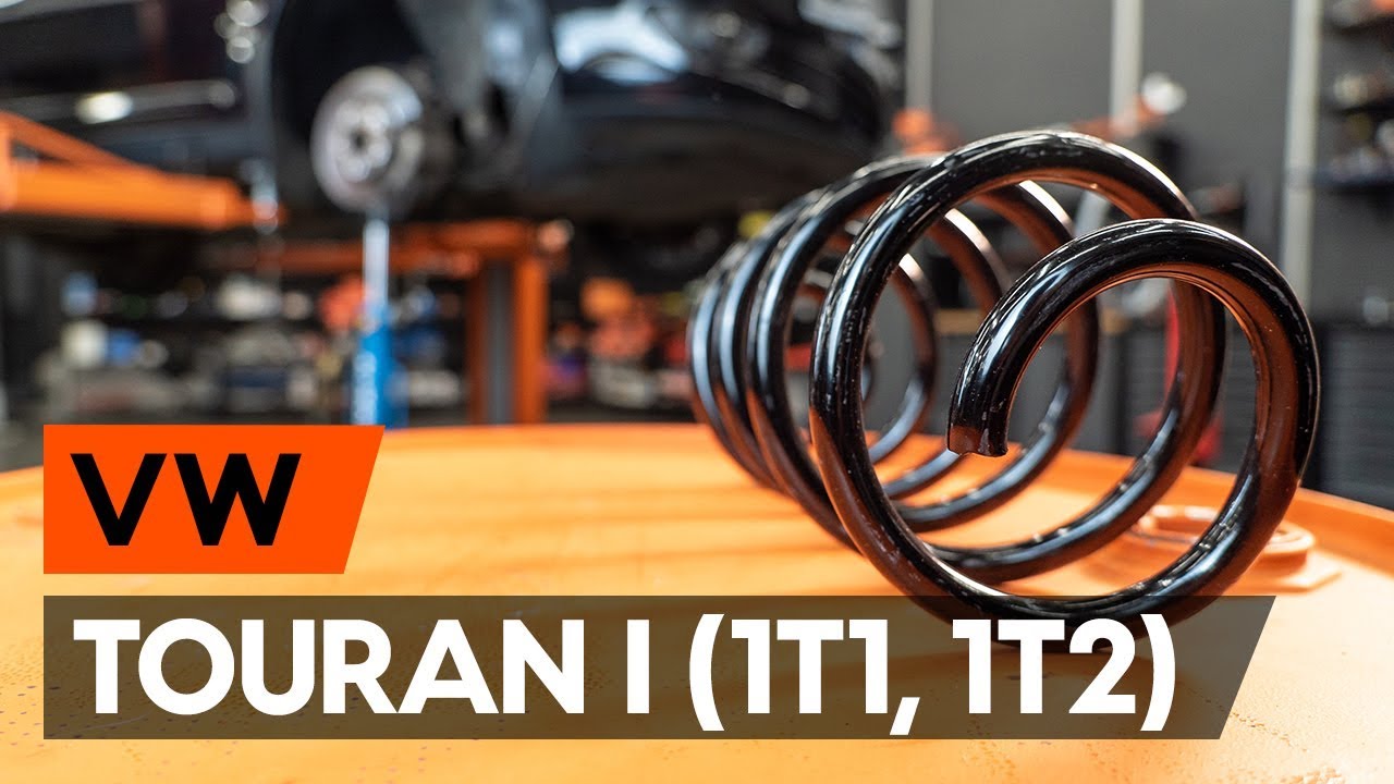 Comment changer : ressort de suspension avant sur VW Touran 1T1 1T2 - Guide de remplacement